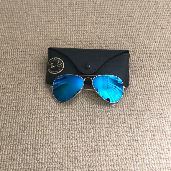 Ray Ban Mirrored Aviators